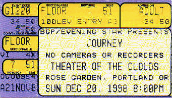 Ticket stub for Dec. 20